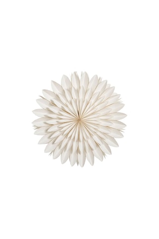 Adorno floral mural - Blanco