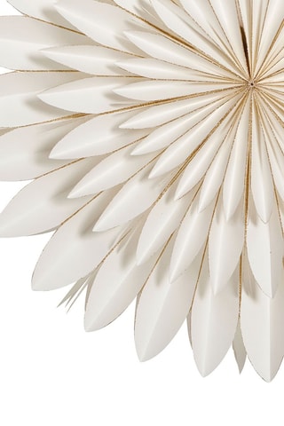 Adorno floral mural - Blanco