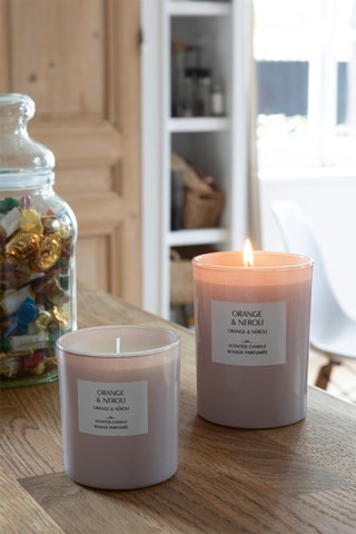 2 x Velas perfumadas - Naranja y nerolí