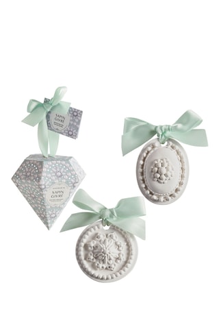 3 x Adornos perfumados Fête Nacrée - Sapin Givré - 2 productos
