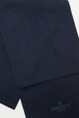 Echarpe en laine et cachemire - Bleu marine
