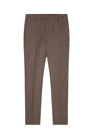 Pantalon de costume en laine - Marron