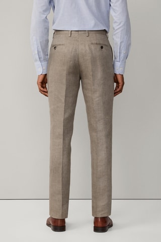 Pantalon de costume en lin - Beige