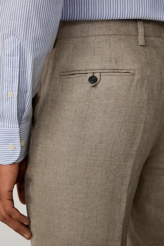Pantalon de costume en lin - Beige
