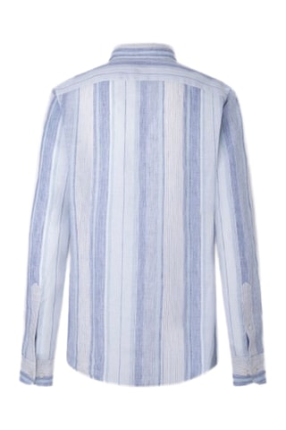 Chemise en lin - Bleu