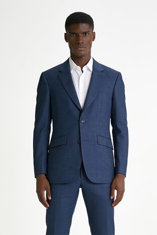 Costume en laine - Bleu