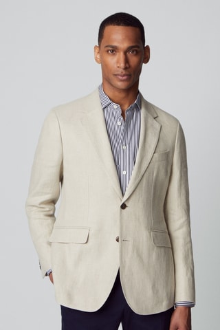 Veste de costume en lin - Beige clair