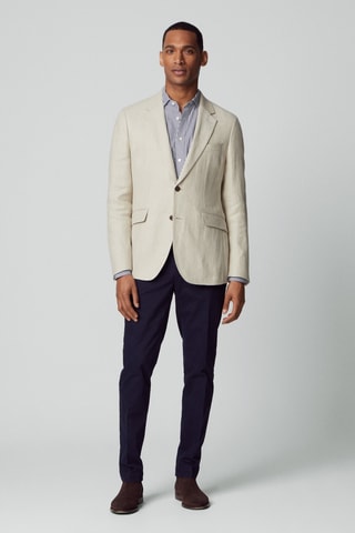 Veste de costume en lin - Beige clair