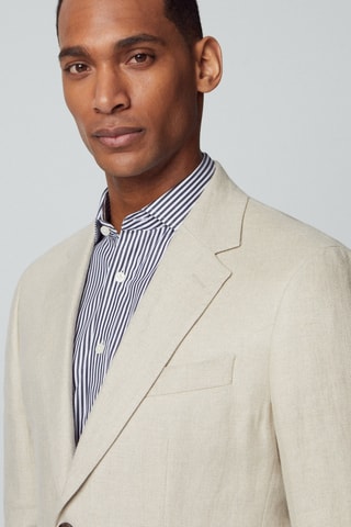 Veste de costume en lin - Beige clair