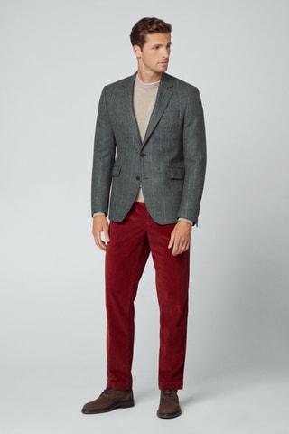 Blazer en laine et cachemire - Gris chiné