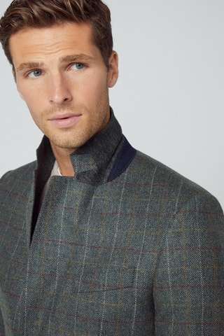 Blazer en laine et cachemire - Gris chiné