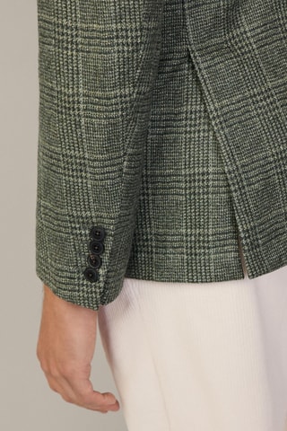 Veste de costume en laine et cachemire - Vert