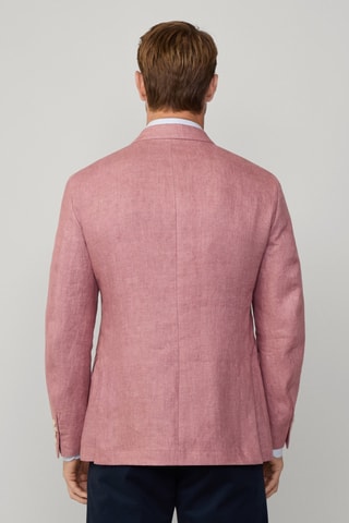 Veste de costume en lin - Rose
