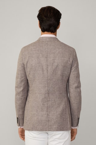 Veste de costume en lin - Marron