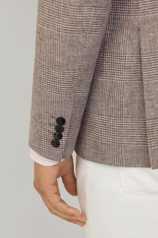 Veste de costume en lin - Marron