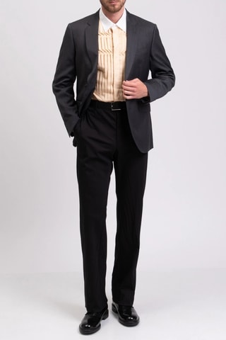 Veste de costume en laine - Gris foncé
