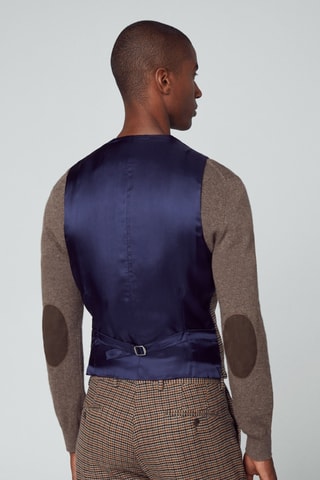Gilet de costume en laine - Marron