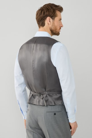Gilet de costume en laine - Gris clair