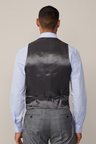 Gilet de costume en laine - Gris