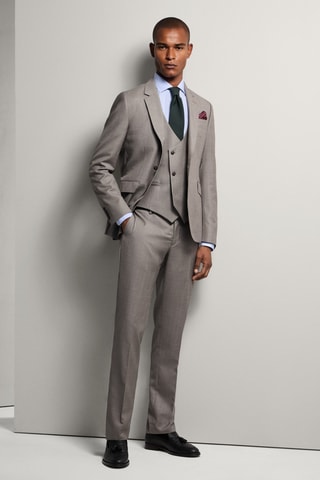 Gilet de costume en laine - Gris clair