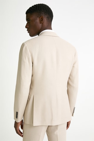 Veste de costume en lin - Beige