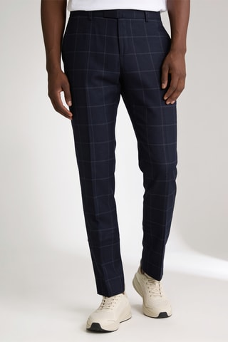 Pantalon de costume en laine - Bleu marine