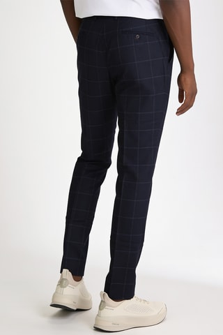 Pantalon de costume en laine - Bleu marine