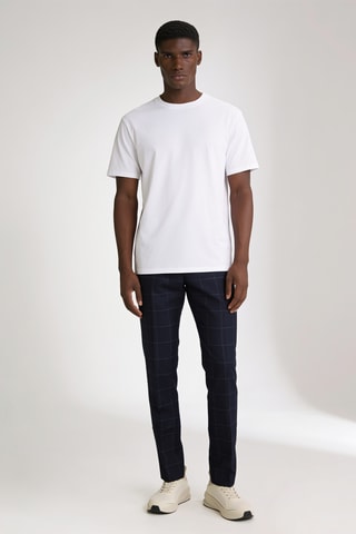Pantalon de costume en laine - Bleu marine