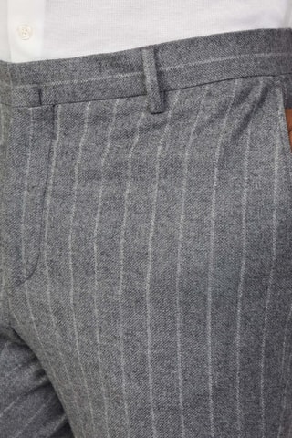 Pantalon de costume en laine et cachemire - Gris