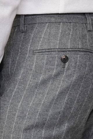 Pantalon de costume en laine et cachemire - Gris
