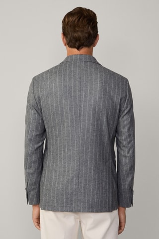 Veste de costume en laine et cachemire - Gris
