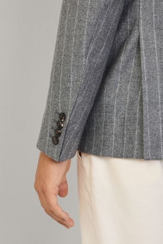 Veste de costume en laine et cachemire - Gris