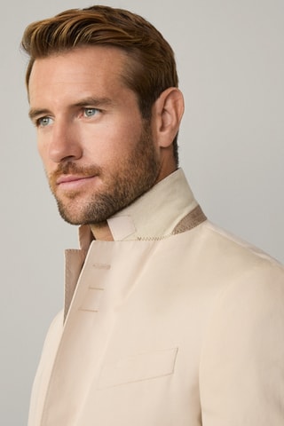 Veste de costume en lin - Beige