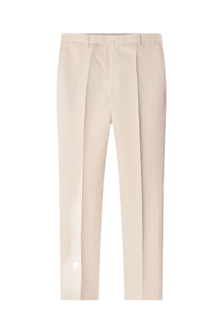 Pantalon de costume en lin - Beige