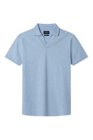 Polo - Bleu clair chiné
