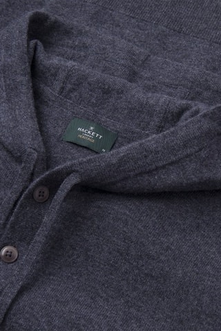 Pull en mérinos et cachemire à capuche - Gris foncé