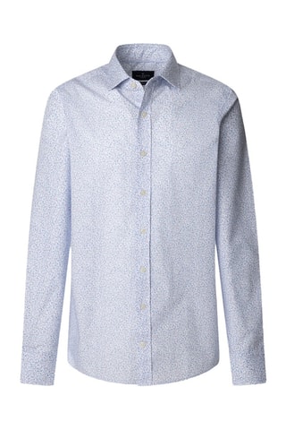 Chemise - Ciel et blanc