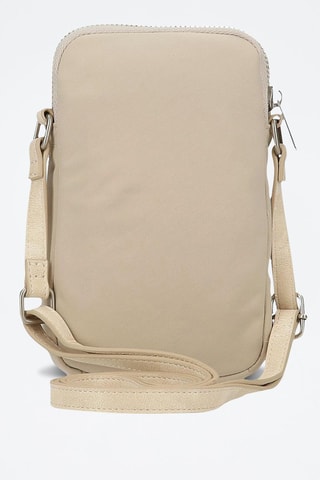 Sac bandoulière Jana - Beige et argenté