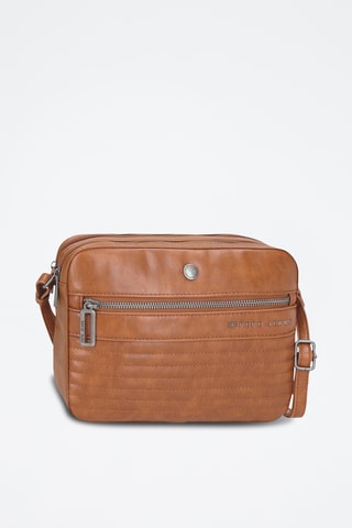 Sac bandoulière Biker - Marron