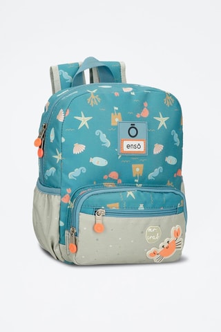 Sac à dos Crab - Orange et bleu