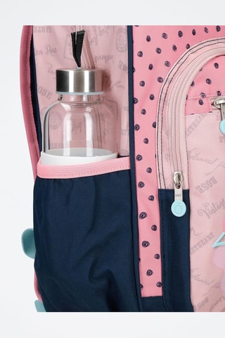 Sac à dos - Bleu, blanc et rose
