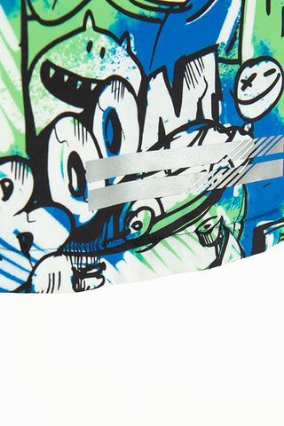 Veste de ski à capuche - Bleu