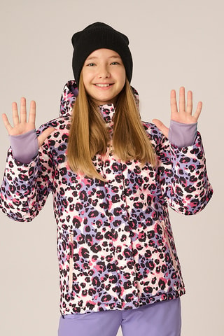 Veste à capuche - Rose et violet