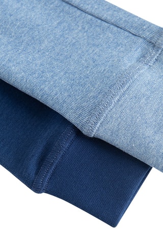 2 leggings - Bleu