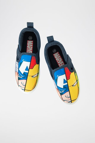 Baskets Captain America et Iron Man Avengers Marvel - Bleu marine
