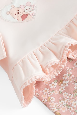 Ensemble 3 pièces Winnie l'Ourson Disney - Rose et blanc