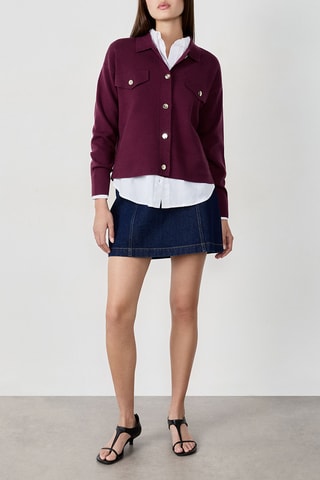 Cardigan New Fei - Bordeaux