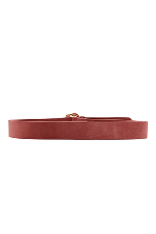 Cintura in crosta di pelle Marina - Rosa