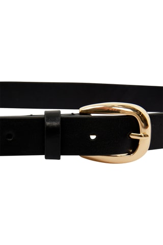 Cintura in pelle Maustine - Nero