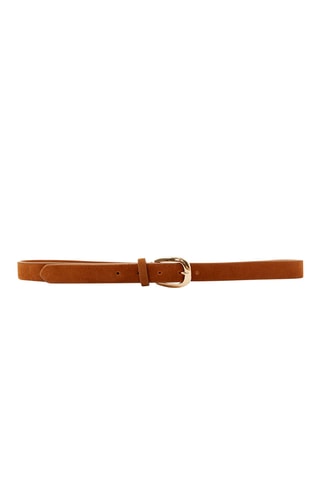 Cintura in pelle scamosciata Maustine - Cammello